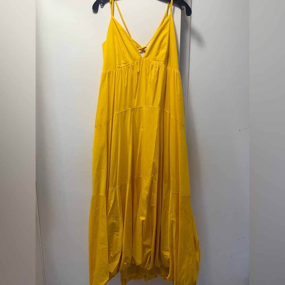 Cinq à Sept Vibrant Yellow Maxi Dress